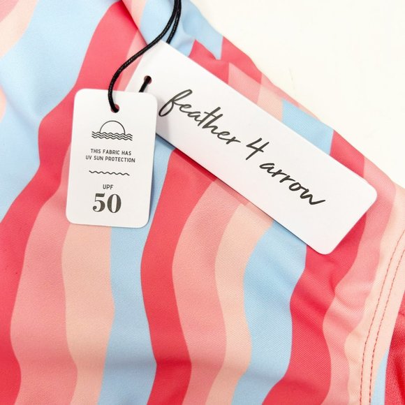 Feather 4 Arrow Frill Chaser Surf Suit Pink Carnation main image 0